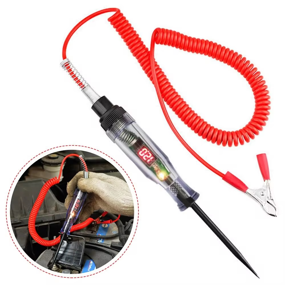 Electro Gadgets - 3-120V Auto-LKW-Spannungsprüfer, Auto-Diagnose-Sonde, Teststift, Glühbirne, elektrischer