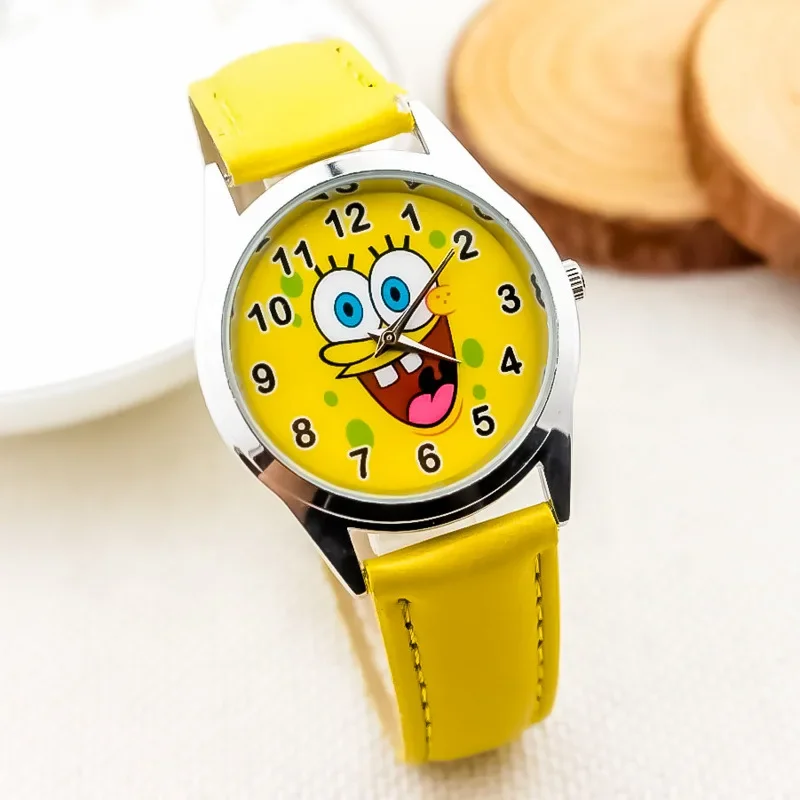Electronics Stuff - Cartoon SpongeBob Kinder-Quarzarmbanduhren Patrick Star Anime-Uhren