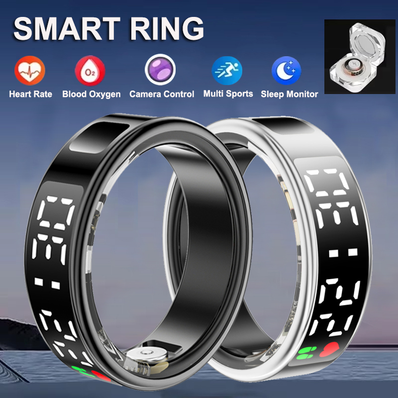 Smart Ring Health - Smart Ring Herzfrequenz Blutsauerstoff Gesundheits- und