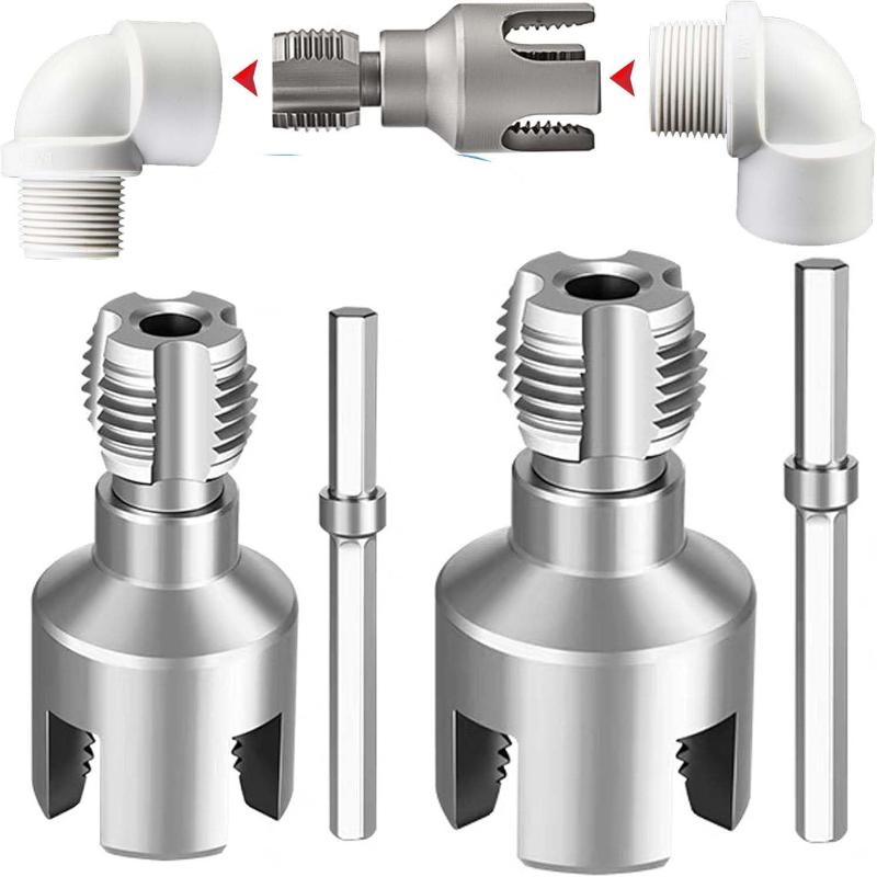 Electro Gadgets - PPR/PVC 20MM 25MM Wasserrohr-Einfädler Gewindeschneidwerkzeug Integriertes