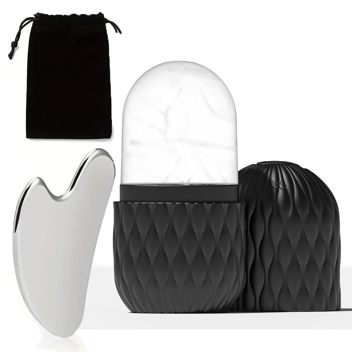 Electro Gadgets - Eisroller & Edelstahl Gua Sha Set