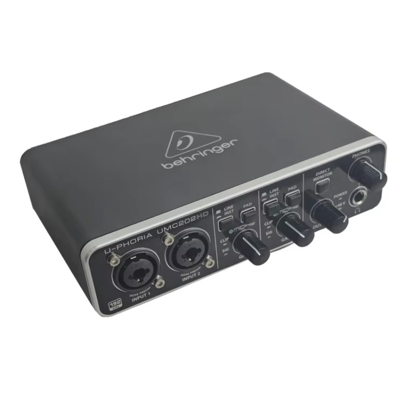 Usb Sound Card External - Gitarren-Aufnahme-USB-Soundkarte, spezielle Audio-Schnittstelle für Internet-Prominenz-Live-Übertragungen UMC202HD
