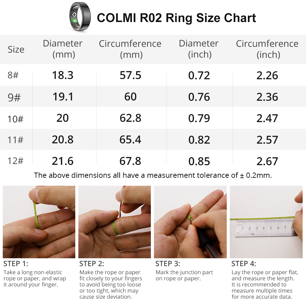 [2024] COLMI R02 Smart Ring Mi – Smart Ring Health Bewertung und Preis