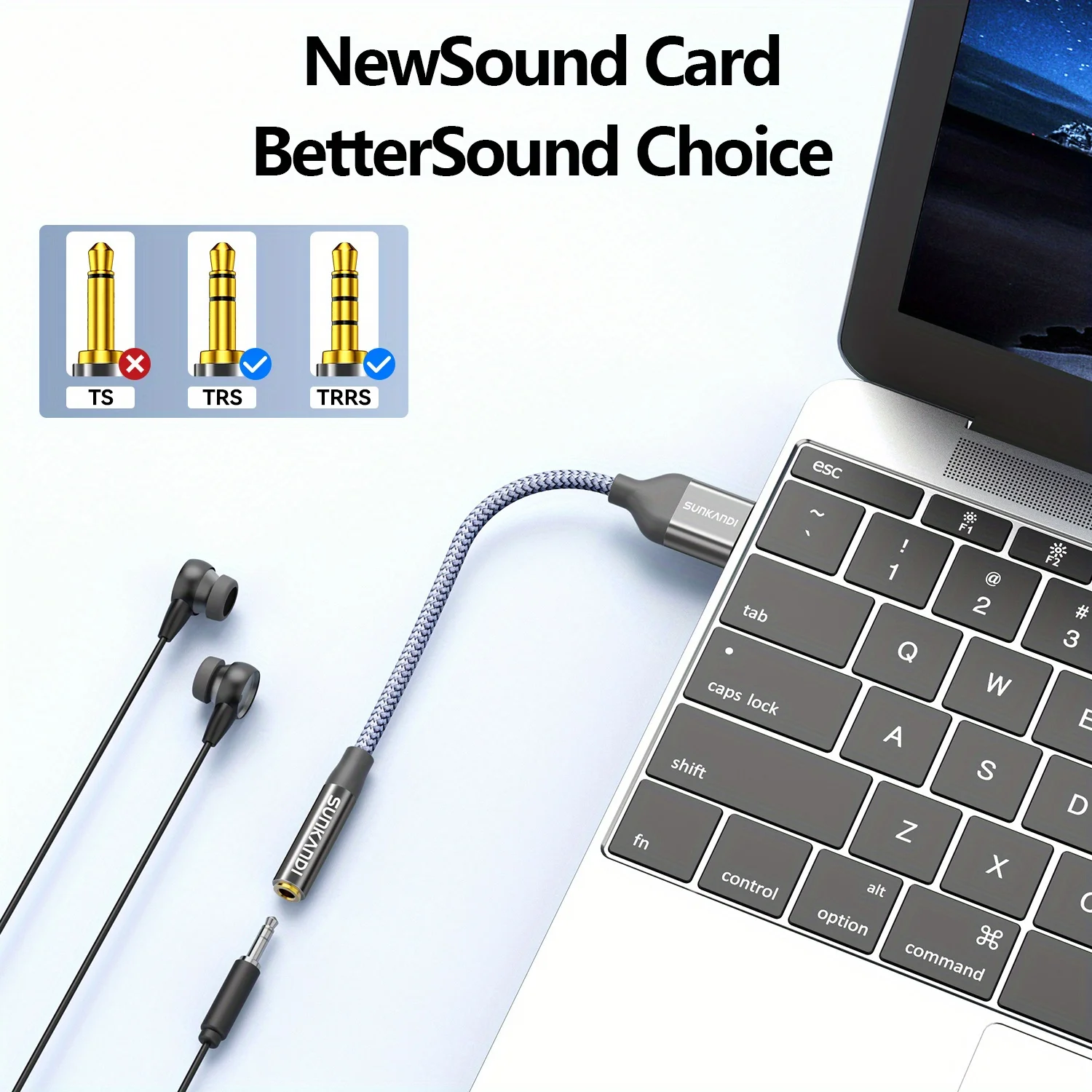 SUNKANDI USB-zu-3,5-mm-Audio-K – Usb Sound Card External Bewertung und Preis